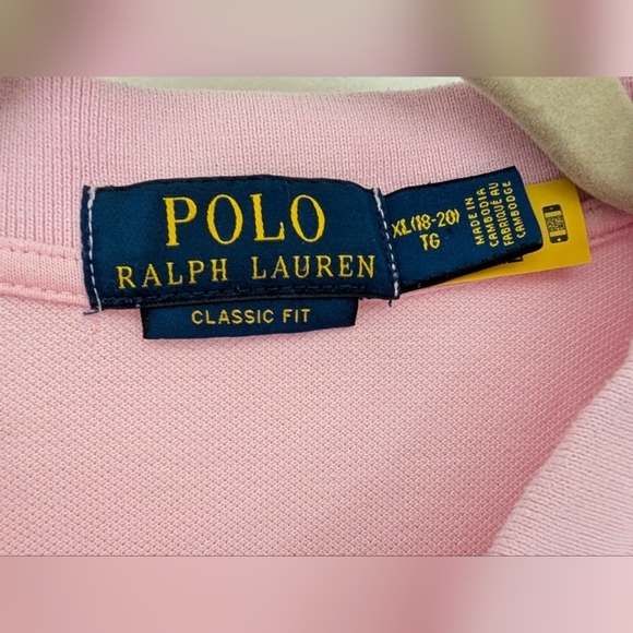 Big Boys Ralph Lauren polo shirt - Size  XL 18-20 Pink might Fit Men M - Picture 4 of 8